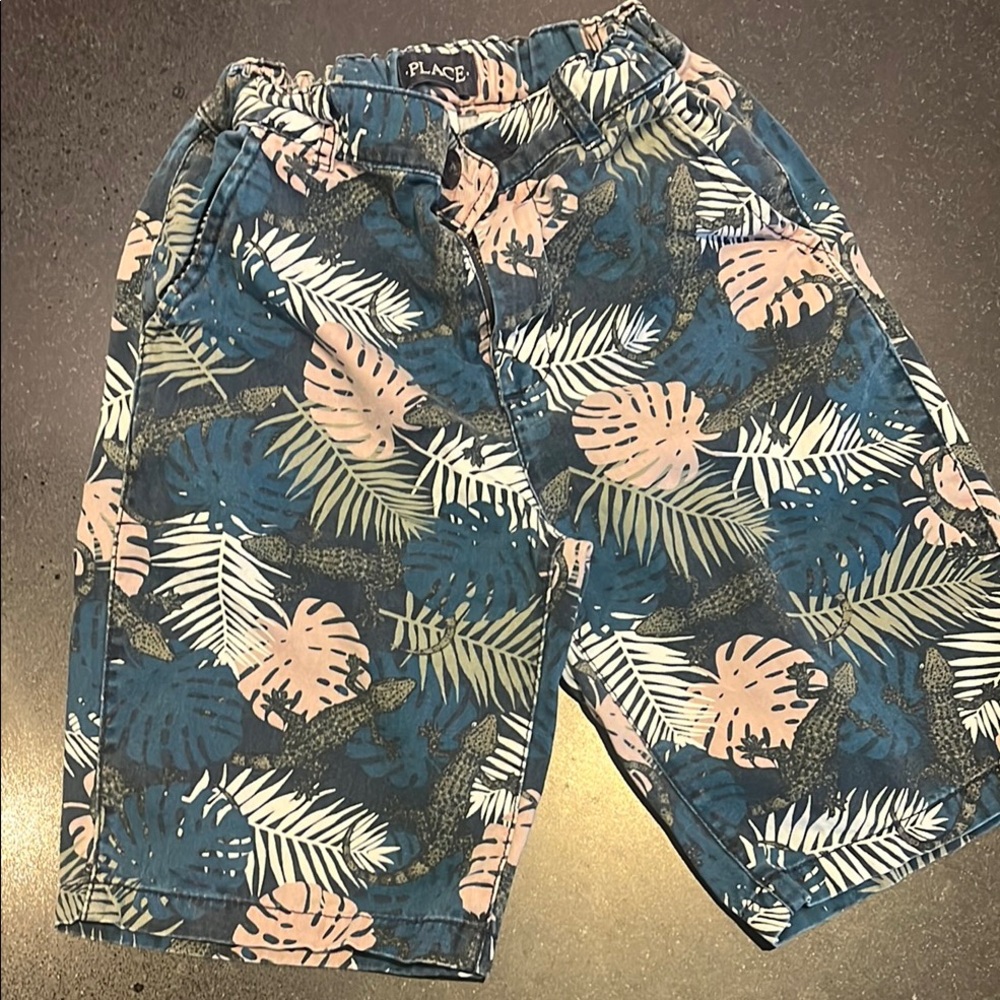 Tropical Print Shorts